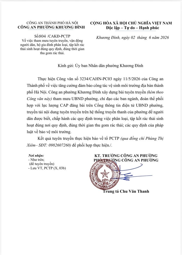 Chung tay bảo vệ môi trường: Thực hiện phân loại, tập kết rác thải sinh hoạt đúng quy định- Ảnh 1.
