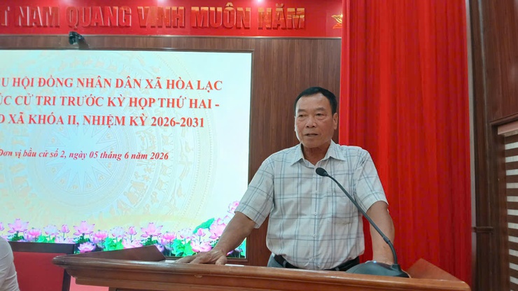 Tổ đại biểu số 02, số 04 HĐND xã Hòa Lạc tiếp xúc cử tri trước kỳ họp thứ Hai, HĐND xã khóa II, nhiệm kỳ 2026 - 2031- Ảnh 9.