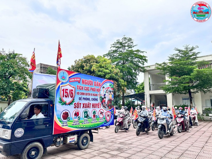 TRẠM Y TẾ XÃ HƯNG ĐẠO TỔ CHỨC TRUYỀN THÔNG LƯU ĐỘNG HƯỞNG ỨNG NGÀY ASEAN PHÒNG, CHỐNG SỐT XUẤT HUYẾT NĂM 2026- Ảnh 2.