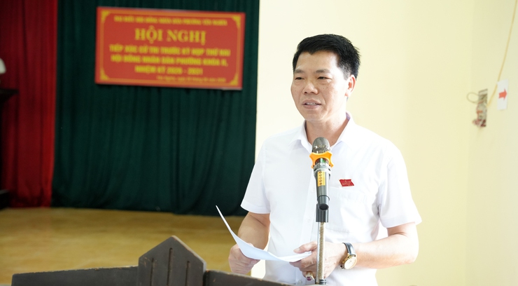Đồng chí Bí thư Đảng ủy, Chủ tịch HĐND phường và các thành viên tổ đại biểu số 7 HĐND phường Yên Nghĩa tiếp xúc cử tri trước kỳ họp thứ Hai, HĐND phường Khóa II, nhiệm kỳ 2026 - 2031- Ảnh 4.
