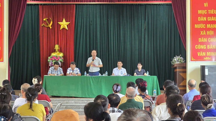Xã Hồng Vân: 147 hộ dân đồng thuận phương án bồi thường dự án Khu đô thị thể thao quốc tế- Ảnh 2.