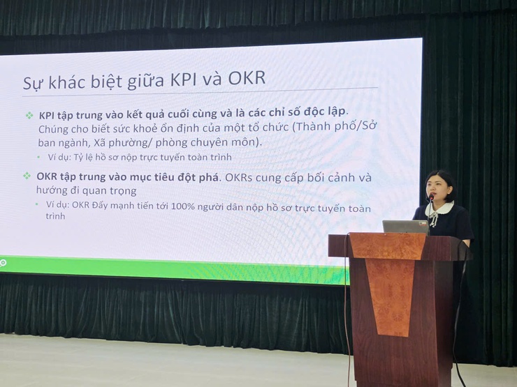 Phường Phú Lương tổ chức tập huấn triển khai hệ thống quản lý thực thi nhiệm vụ và đánh giá cán bộ gắn với OKR/KPI- Ảnh 2.