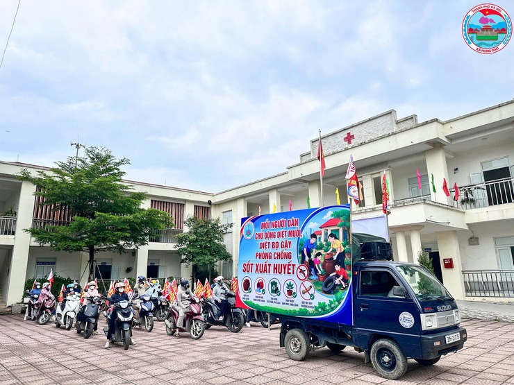 TRẠM Y TẾ XÃ HƯNG ĐẠO TỔ CHỨC TRUYỀN THÔNG LƯU ĐỘNG HƯỞNG ỨNG NGÀY ASEAN PHÒNG, CHỐNG SỐT XUẤT HUYẾT NĂM 2026- Ảnh 3.