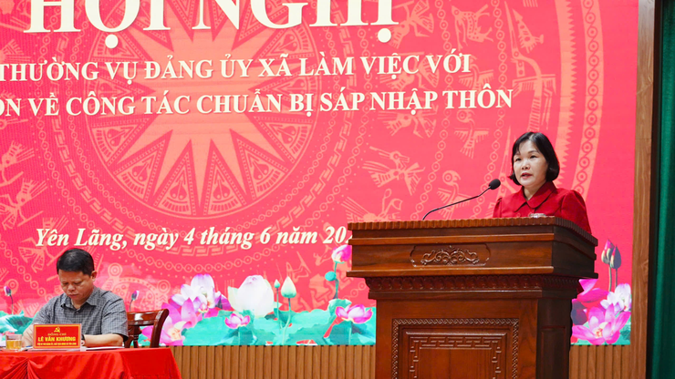 BAN THƯỜNG VỤ ĐẢNG ỦY XÃ LÀM VIỆC VỚI CÁC CHI BỘ THÔN VỀ CÔNG TÁC CHUẨN BỊ SÁP NHẬP, ĐỔI TÊN THÔN- Ảnh 3.