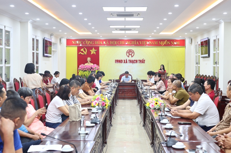 THẠCH THẤT: 31 HỘ DÂN BỐC THĂM VỊ TRÍ ĐẤT TÁI ĐỊNH CƯ DỰ ÁN ĐƯỜNG TỈNH 420 - Ảnh 1.