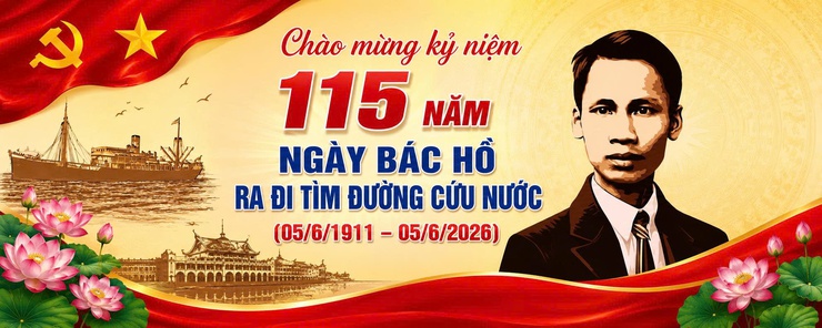 KỶ NIỆM 115 NĂM NGÀY BÁC HỒ RA ĐI TÌM ĐƯỜNG CỨU NƯỚC (05/6/1911 - 05/6/2026)- Ảnh 1.