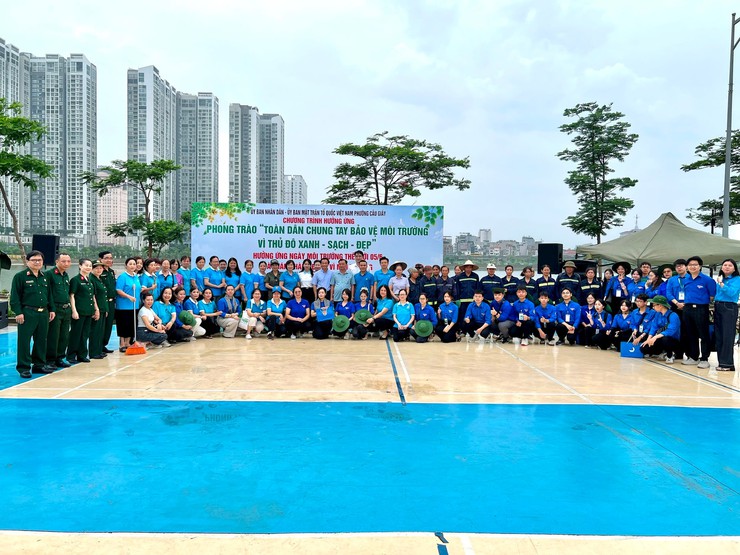 Hưởng ứng Ngày Môi trường Thế giới 2026: Phường Cầu Giấy hành động vì môi trường xanh và thích ứng biến đổi khí hậu - Ảnh 8.