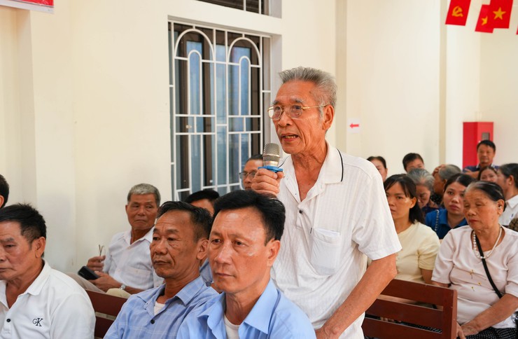 Tổ đại biểu số 3 HĐND xã Quốc Oai đã có buổi tiếp xúc cử tri trước kỳ họp thứ ba (Kỳ họp thường lệ giữa năm 2026)- Ảnh 9.