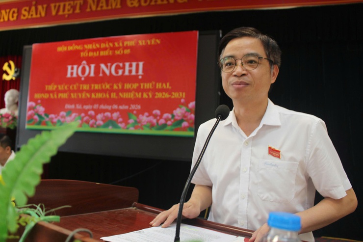 Hội nghị tiếp xúc cử tri trước Kỳ họp thứ hai HĐND xã Phú Xuyên khóa II, nhiệm kỳ 2026-2031- Ảnh 7.