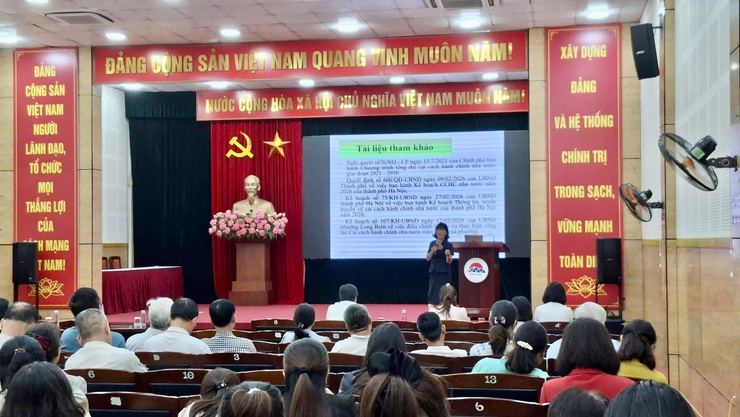 Phường Long Biên tập huấn huấn Kỹ năng Thông tin, tuyên truyền về Cải cách hành chính nhà nước năm 2026- Ảnh 2.