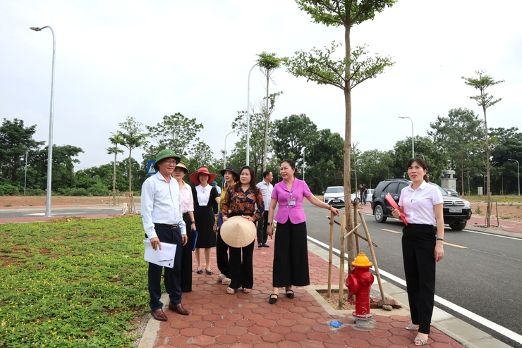 Thường trực Hội đồng nhân dân xã Phú Nghĩa khảo sát thực tế công tác giải phóng mặt bằng, thi công các Dự án trên địa bàn xã- Ảnh 3.