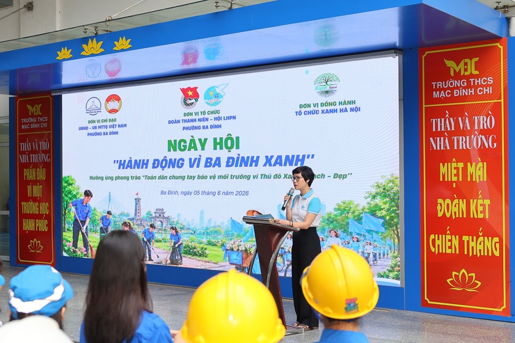 Phường Ba Đình tổ chức Lễ ra quân hưởng ứng Ngày Môi trường thế giới và Tháng hành động vì môi trường năm 2026- Ảnh 10.