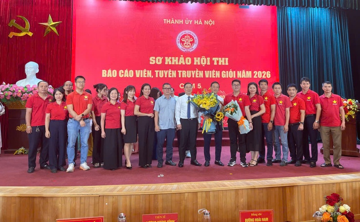 Đảng uỷ Phường Phúc Lợi đạt giải Ba Hội thi Báo cáo viên, Tuyên truyền viên giỏi thành phố năm 2026 - Vòng sơ khảo cụm thi đua số 5- Ảnh 5.