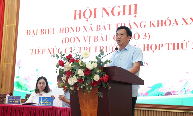 Các tổ đại biểu HĐND xã Bát Tràng tiếp xúc cử tri trước Kỳ họp thứ hai HĐND xã nhiệm kỳ 2026-2031- Ảnh 8.