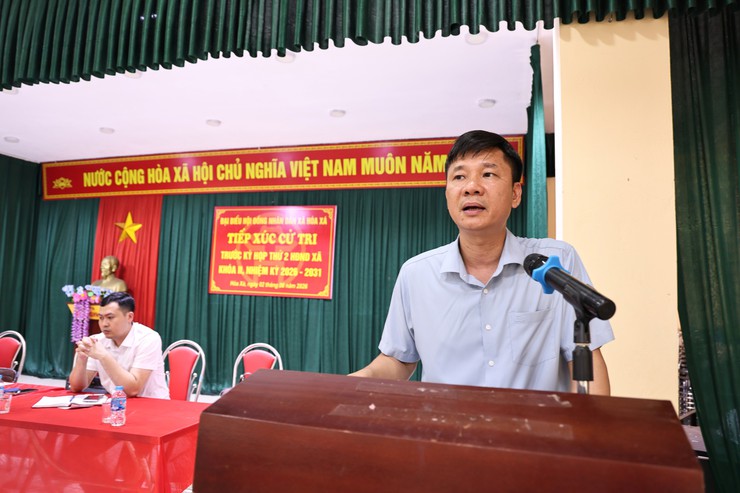 HÒA XÁ: PHÁT HUY DÂN CHỦ, LẮNG NGHE Ý KIẾN NHÂN DÂN TRƯỚC KỲ HỌP THỨ HAI HĐND XÃ KHÓA II, NHIỆM KỲ 2026 - 2031- Ảnh 1.