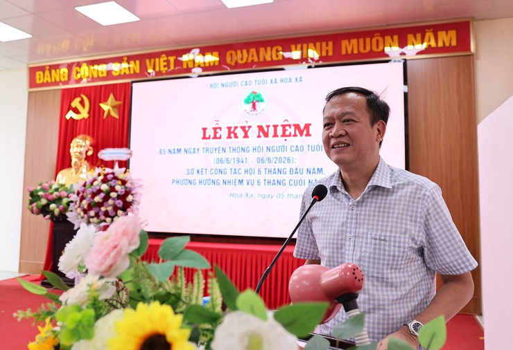 PHÁT HUY VAI TRÒ “TUỔI CAO - GƯƠNG SÁNG”, HỘI NGƯỜI CAO TUỔI XÃ HÒA XÁ KỶ NIỆM 85 NĂM NGÀY TRUYỀN THỐNG VÀ SƠ KẾT CÔNG TÁC 6 THÁNG ĐẦU NĂM- Ảnh 3.
