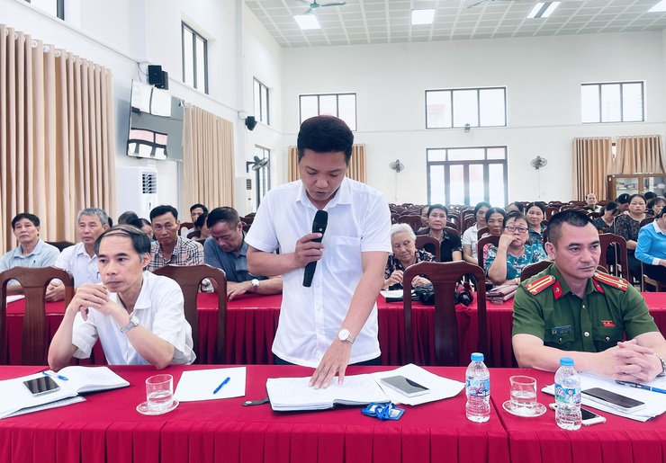 Đại biểu HĐND xã Phúc Lộc khóa II tiếp xúc cử tri trước kỳ họp thường lệ giữa năm 2026- Ảnh 11.