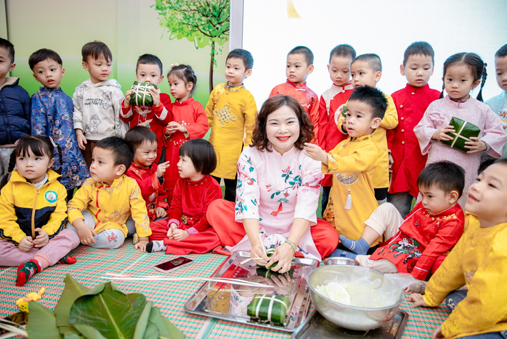 Bông hoa đẹp trong vườn trường mầm non A Tứ Hiệp- Ảnh 4.