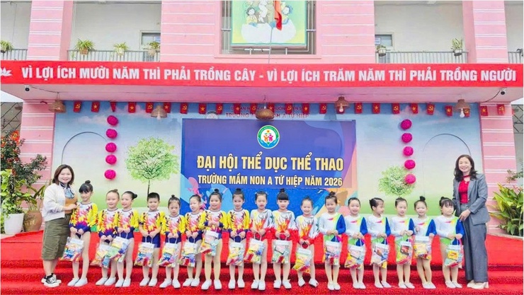 Bông hoa đẹp trong vườn trường mầm non A Tứ Hiệp- Ảnh 5.