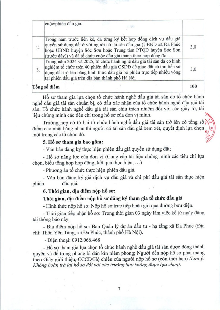 Thông báo lựa chọn tổ chức hành nghề đấu giá tài sản - Ảnh 7.