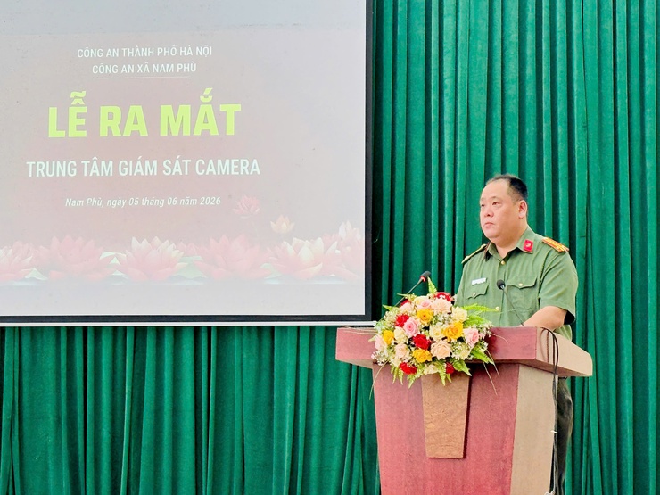 Nam Phù khai trương Trung tâm giám sát Camera an ninh: Xây dựng “lá chắn số” bảo vệ cuộc sống bình yên - Ảnh 2.