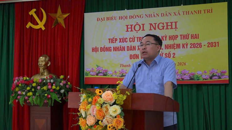 Cử tri đơn vị bầu cử số 2 và số 5 xã Thanh Trì: Nhiều ý kiến tâm huyết về giải phóng mặt bằng, trật tự xây dựng và văn minh đô thị- Ảnh 7.