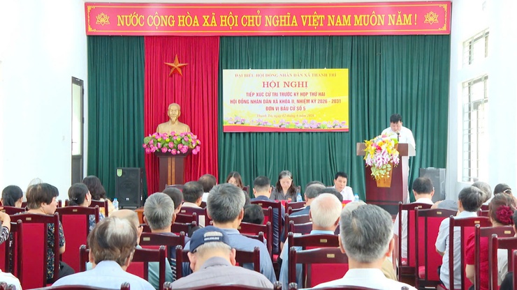 Cử tri đơn vị bầu cử số 2 và số 5 xã Thanh Trì: Nhiều ý kiến tâm huyết về giải phóng mặt bằng, trật tự xây dựng và văn minh đô thị- Ảnh 2.