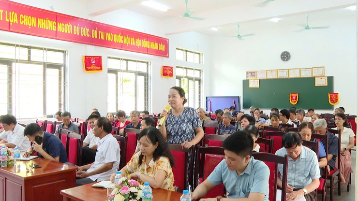 Cử tri đơn vị bầu cử số 2 và số 5 xã Thanh Trì: Nhiều ý kiến tâm huyết về giải phóng mặt bằng, trật tự xây dựng và văn minh đô thị- Ảnh 5.