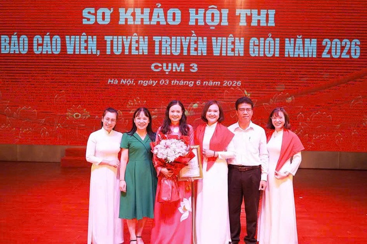 Phường Đông Ngạc xuất sắc giành Giải Ba Sơ khảo Hội thi Báo cáo viên, Tuyên truyền viên giỏi năm 2026 cụm 3 – Thành phố Hà Nội- Ảnh 8.