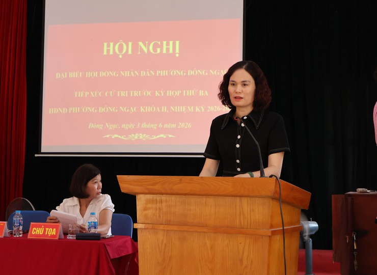 Các đại biểu HĐND phường tiếp xúc cử tri tại đơn vị bầu cử số 6 trước kỳ họp thứ Ba HĐND phường nhiệm kỳ 2026 - 2031- Ảnh 3.