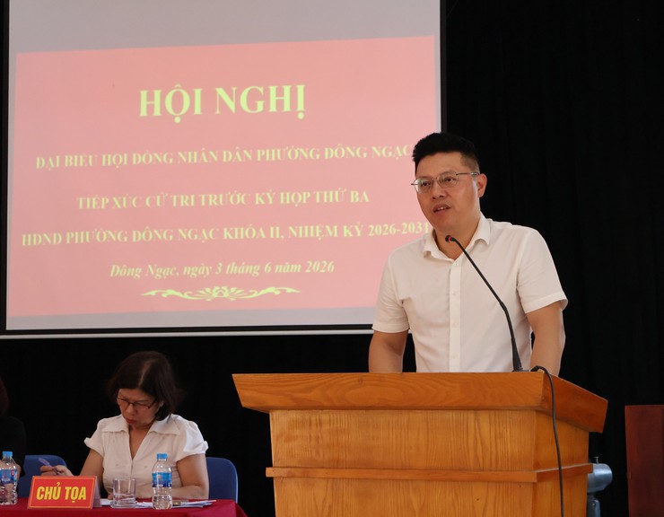 Các đại biểu HĐND phường tiếp xúc cử tri tại đơn vị bầu cử số 6 trước kỳ họp thứ Ba HĐND phường nhiệm kỳ 2026 - 2031- Ảnh 9.