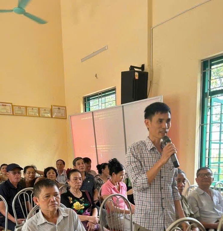 TỔ ĐẠI BIỂU HĐND XÃ SÓC SƠN TIẾP XÚC CỬ TRI TẠI ĐƠN VỊ BẦU CỬ SỐ 5- Ảnh 5.