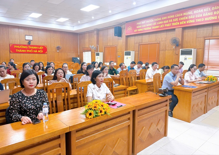 Thanh Liệt: Tập huấn triển khai hệ thống quản trị thực thi nhiệm vụ và đánh giá cán bộ theo phương pháp OKP/KPI- Ảnh 1.