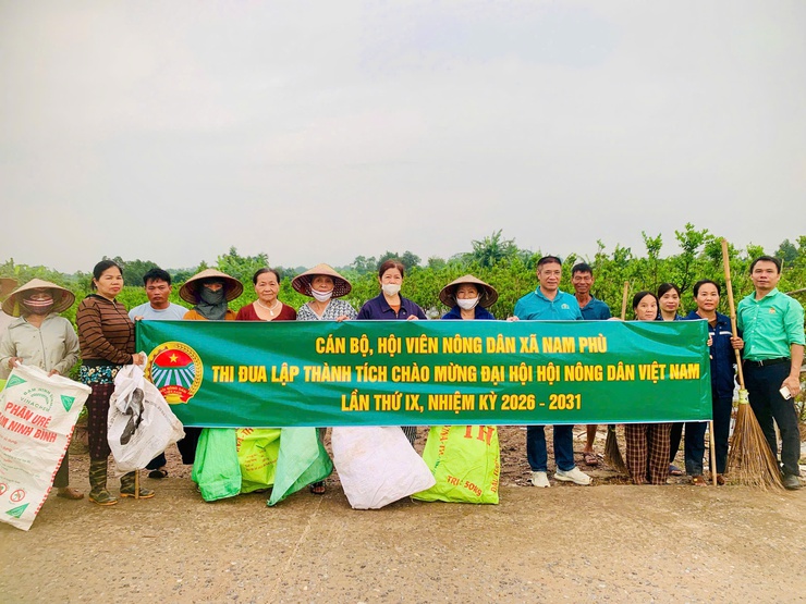 Nam Phù: Mỗi hội viên nông dân là một "hạt nhân xanh" bảo vệ môi trường- Ảnh 1.