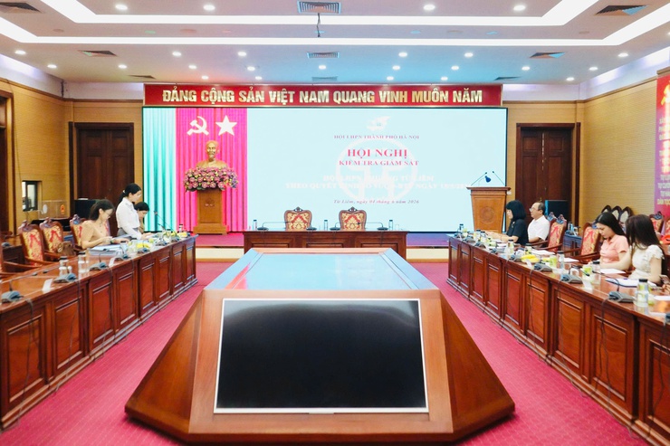 Hội Liên hiệp phụ nữ Thành phố Hà Nội kiểm tra việc thực hiện Điều lệ Hội tại Hội LHPN phường Từ Liêm- Ảnh 1.