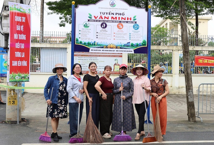Xuân Mai hưởng ứng Ngày Môi trường thế giới, xây dựng thí điểm "Tuyến phố văn minh"- Ảnh 10.