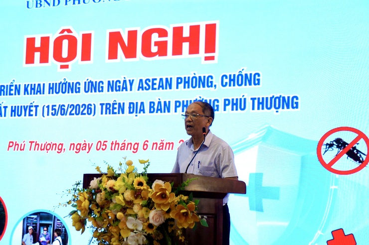 Phường Phú Thượng phát động chiến dịch vệ sinh môi trường hưởng ứng ngày ASEAN phòng, chống sốt xuất huyết năm 2026- Ảnh 5.