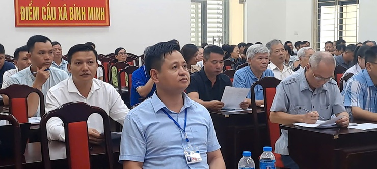 Bình Minh lấy ý kiến hoàn thiện phương án sắp xếp thôn, tổ dân phố- Ảnh 1.