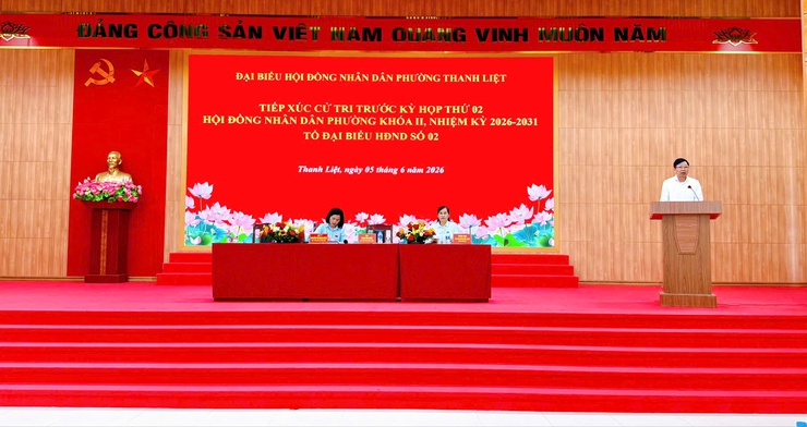 Tổ đại biểu HĐND phường số 2 tiếp xúc cử tri trước Kỳ họp thứ 2- Ảnh 2.
