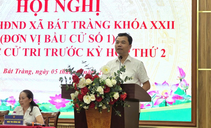 Các tổ đại biểu HĐND xã Bát Tràng tiếp xúc cử tri trước Kỳ họp thứ hai HĐND xã nhiệm kỳ 2026-2031- Ảnh 2.