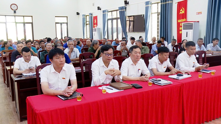 6/6 Tổ đại biểu HĐND xã Ứng Hòa tiếp xúc cử tri trước Kỳ họp thứ Ba HĐND xã khóa II, nhiệm kỳ 2026 – 2031.- Ảnh 4.