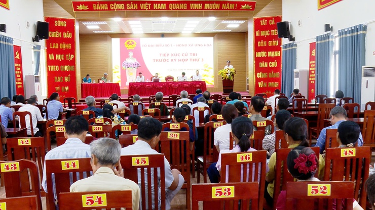 6/6 Tổ đại biểu HĐND xã Ứng Hòa tiếp xúc cử tri trước Kỳ họp thứ Ba HĐND xã khóa II, nhiệm kỳ 2026 – 2031.- Ảnh 17.