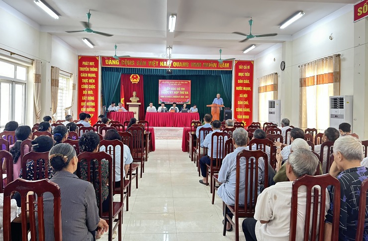 6/6 Tổ đại biểu HĐND xã Ứng Hòa tiếp xúc cử tri trước Kỳ họp thứ Ba HĐND xã khóa II, nhiệm kỳ 2026 – 2031.- Ảnh 13.