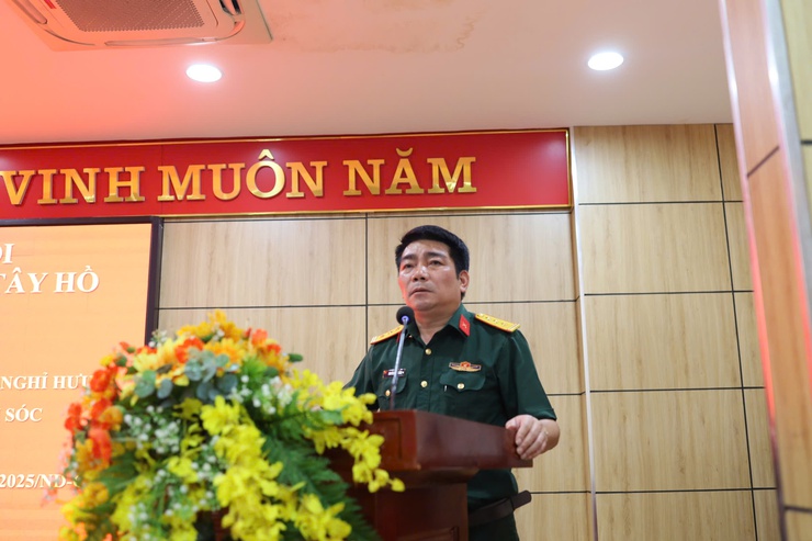Phường Tây Hồ triển khai chính sách mới về an, điều dưỡng và chăm sóc sức khỏe cho cán bộ Quân đội nghỉ hưu- Ảnh 5.