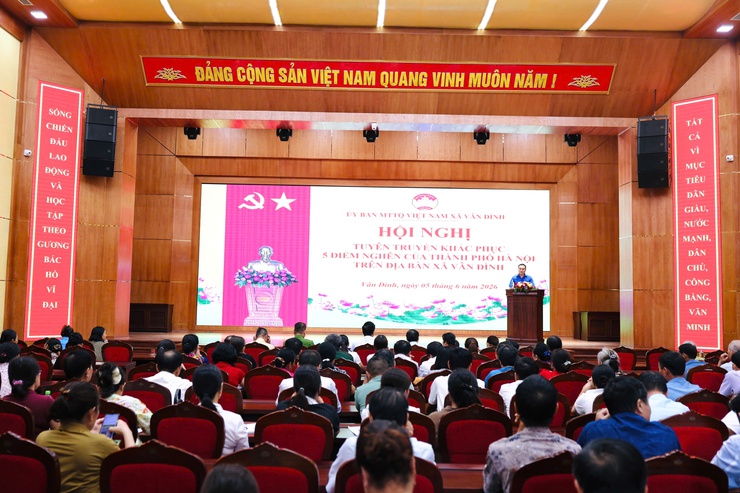 Tháo gỡ “5 điểm nghẽn” để xây dựng Vân Đình văn minh- Ảnh 4.