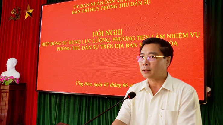 Ứng Hòa chủ động phương án ứng phó thiên tai năm 2026- Ảnh 2.