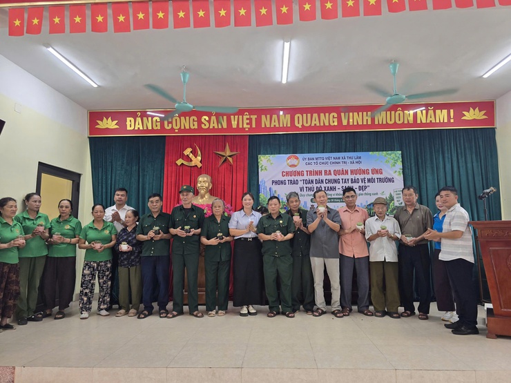 UB MTTQ Việt Nam xã Thư Lâm tổ chức Lễ ra quân phát động Phong trào Toàn dân chung tay bảo vệ môi trường, vì Thủ đô xanh sạch đẹp với chủ đề “ Chung tay hành động vì không khí sạch và giao thông xanh”- Ảnh 15.