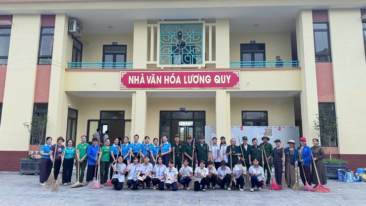 UB MTTQ Việt Nam xã Thư Lâm tổ chức Lễ ra quân phát động Phong trào Toàn dân chung tay bảo vệ môi trường, vì Thủ đô xanh sạch đẹp với chủ đề “ Chung tay hành động vì không khí sạch và giao thông xanh”- Ảnh 16.