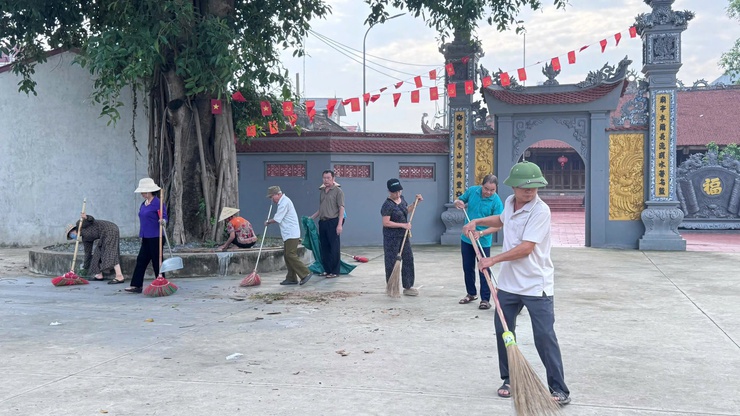 UB MTTQ Việt Nam xã Thư Lâm tổ chức Lễ ra quân phát động Phong trào Toàn dân chung tay bảo vệ môi trường, vì Thủ đô xanh sạch đẹp với chủ đề “ Chung tay hành động vì không khí sạch và giao thông xanh”- Ảnh 10.