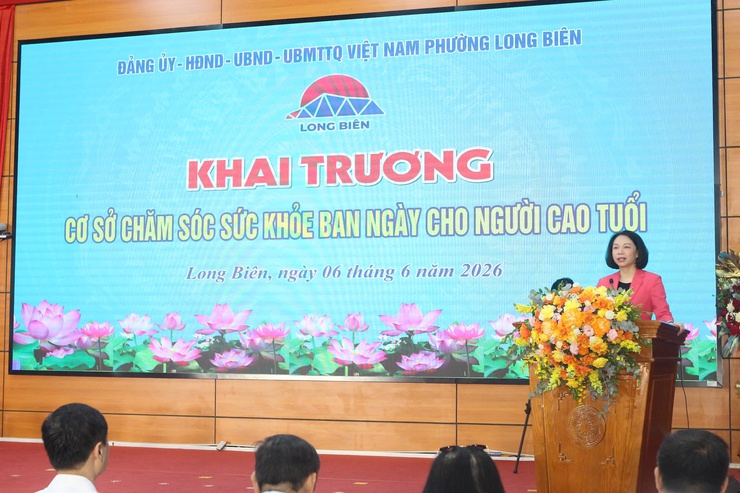 Khai trương mô hình chăm sóc sức khỏe ban ngày cho người cao tuổi- Ảnh 2.